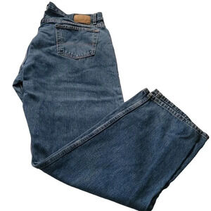 URBAN JP RELAXED FIT LOOSE STRAIGHT MEN'S JEANS ZIP FLY Sz40X32 Blue 5 POCKET